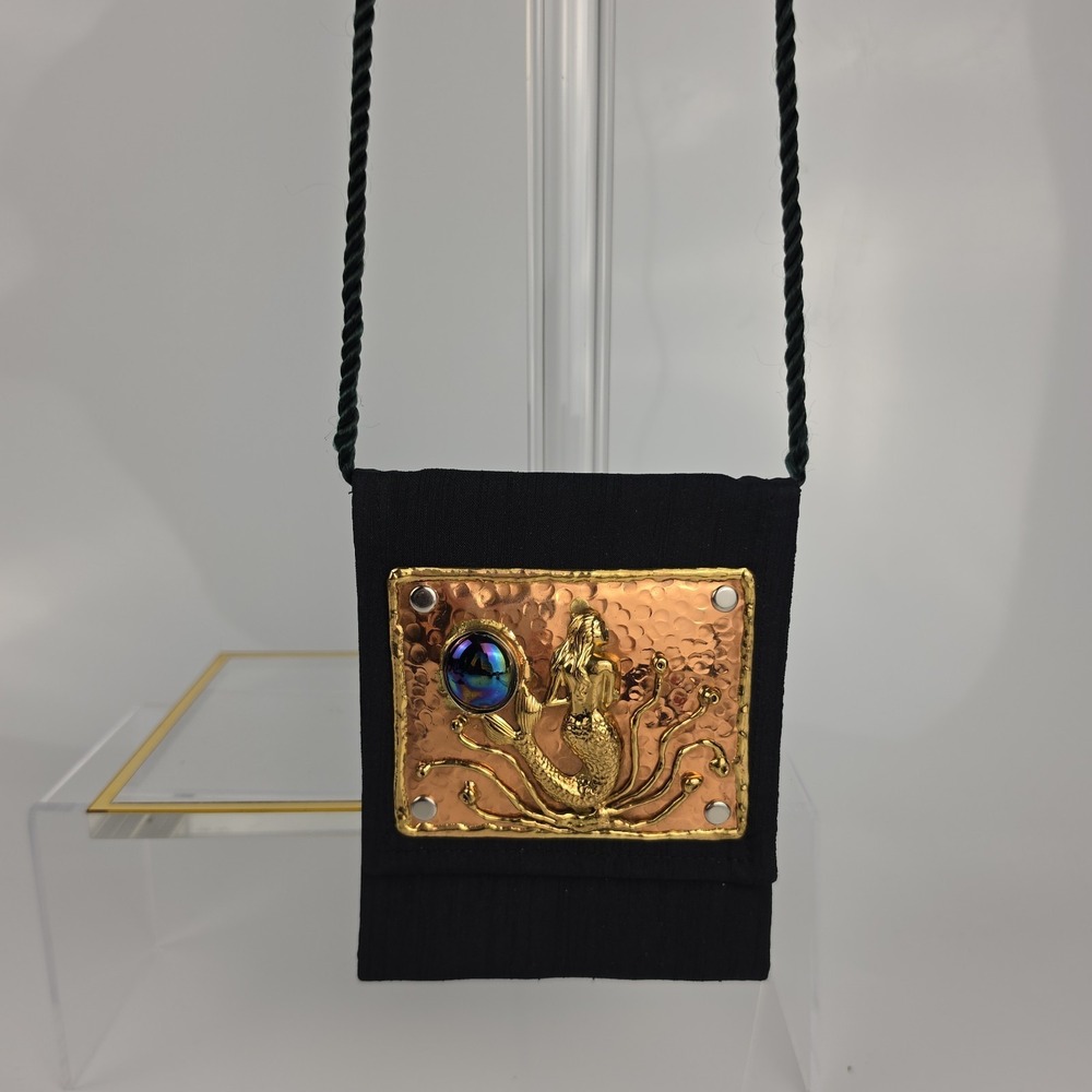 Lunacy‎ Designs Handmade Mermaid Copper Brass Crossbody Purse